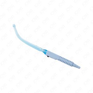 Yankauer Handle 8mm Crown Tip with On/Off Switch Double Wrap
