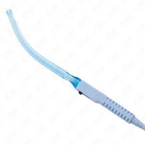Yankauer Handle (8mm) – Straight Tip with On/Off Switch – Single Wrap