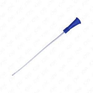 Hydrophilic Coated Nelaton Catheter 18cm Female 8FR Light Blue Sterile