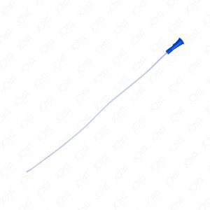 Hydrophilic Coated Nelaton Catheter 40cm Male 8FR Light Blue Sterile