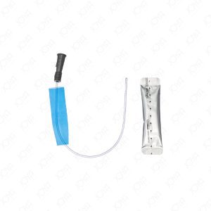 Hydrophilic Nelaton Paediatric Catheter With Water Sachet 30cm Black 10FR Sterile