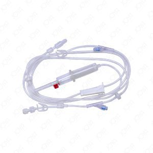 Transfusion Set with Side Arm 2 x Non-Return Valves 235cm