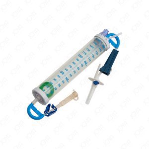Burette Set InLine Needless Access Safety Shutoff Port