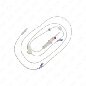 Transfusion Set with Non-Return Valve and 2 x Needleless Access Sites