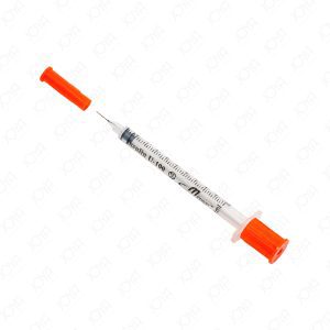 Insulin Syringe with StandardFixed Needle 1mL 29G x 13mm
