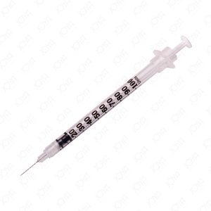 Insulin Syringe with Retractable Safety Needle 1 mL 29G x 13mm