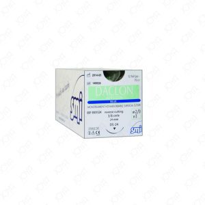 Daclon Nylon 4-0 19mm RC 45cm Blue