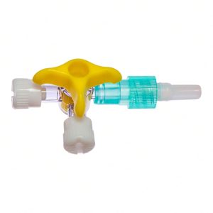 Stopcock 3 Way Lipid Resistant Yellow