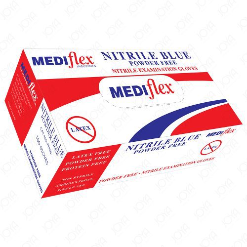 Nitrile Blue Powder Free Gloves