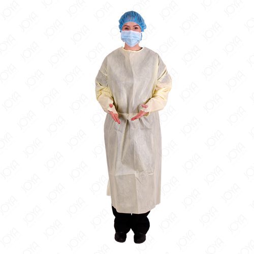 Liteback Protective Gown Thumb Secure Regular Yellow
