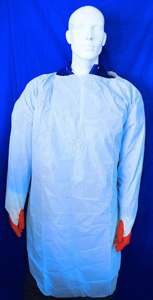Thumb Gown, Blue, Extra-Large (1190mm x 1280mm)