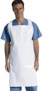 Apron Polyethylene White Individually Wrapped