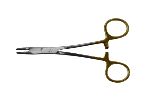 Armo Olsen Hegar Tungsten Carbide Left Hand Needleholder 14cm