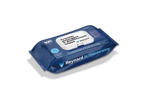 Reynard Premier Detergent and Disinfectant Wipe 33x22cm
