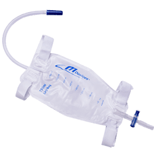 Leg Bag T-TAP NRV 10cm Short Tube with Silicone Straps 750ml