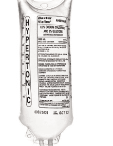 Baxter Sodium Chloride 0.9% & Glucose 5% Intravenous 1000ML