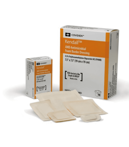 Kendall™ AMD Antimicrobial Foam Border Dressings