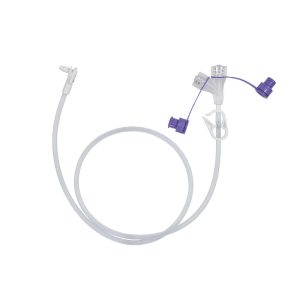 MIC-KEY Low Profile ENFit Extension Set Right Angle Y