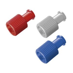 Combi-Stopper White Male/Female Luer Lock