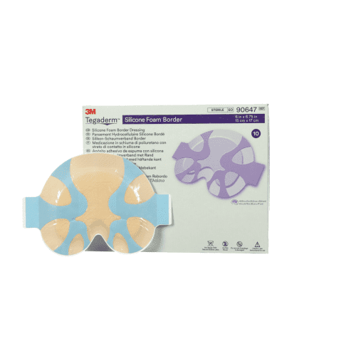 3M Tegaderm Silicone Foam Border Dressing Sm Sacral 15cm x 17cm