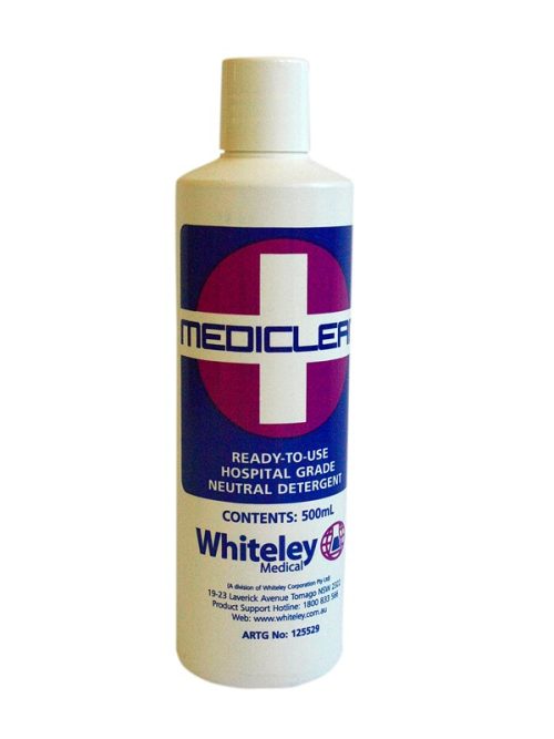 Whiteley MediClean Hospital Grade Neutral Detergent 500mL, Ready to Use