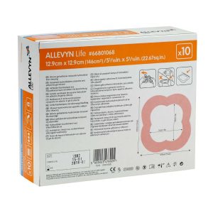 Smith+Nephew Allevyn Life Foam Dressing Medium 12.9cm X 12.9cm