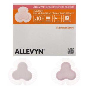Allevyn Silicone Gel Adhesive Gentle Border Lite Multisite