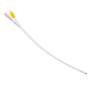 2-Way Foley Catheter Standard Tip 45cm with 10mL Balloon 20Fr Yellow Sterile