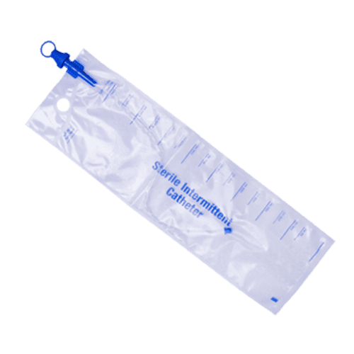 Standard Intermittent Catheter with Gel and 1500mL Bag 8FR Sterile