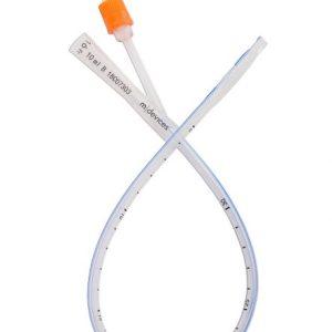 2-Way Foley Catheter Open Ended 40cm with 10mL Balloon 16fr Orange Sterile
