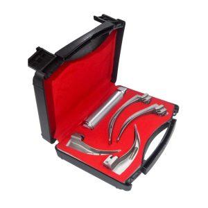 Armo Laryngoscopes Mcintosh Set Handle And 4 Blades Standard Illumination in Case