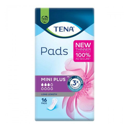 Tena Mini Plus Long Length Pads 256x94mm