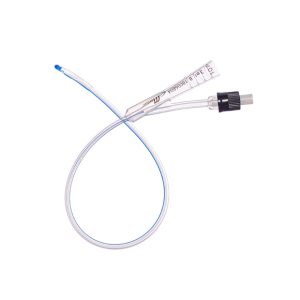 2-Way Foley Catheter Standard Tip 33cm with 3mL Balloon Paediatric 10Fr Black