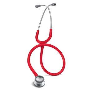 3M Littmann Classic II Paediatric Stethoscope Standard-Finish Chestpiece With Red Tube, 28 Inch