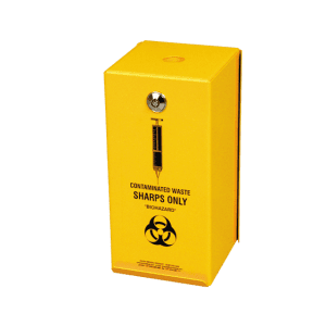 Aerohazard Steel Sharps Disposal Safe