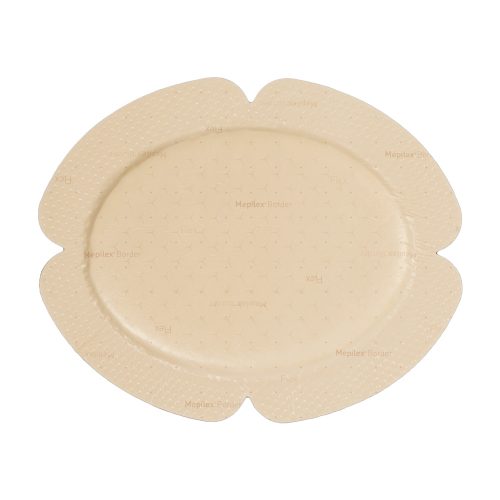 Mepilex Border Flex Oval Foam Dressing