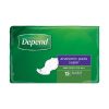 DEPEND® Anatomic Pads Unisex 69cm Super 2500mL Purple