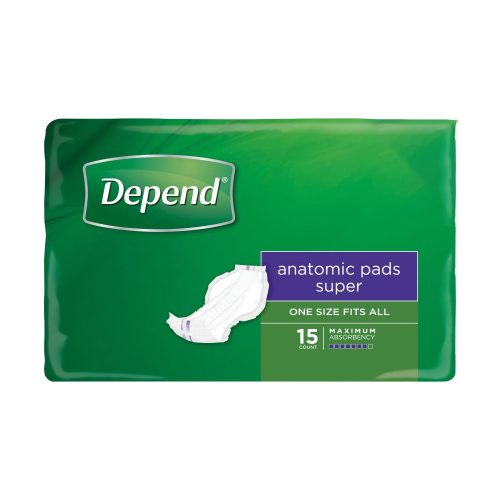 DEPEND® Anatomic Pads Unisex 69cm Super 2500mL Purple
