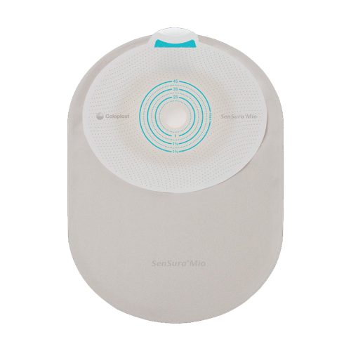 SenSura Mio 1 Piece Closed Bag, Maxi 550ml, Hole Size 30-45mm, Inspection Window