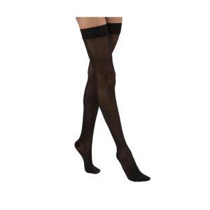 Jobst Ultrasheer Sensitive Thigh High Closed Toe Small Black 20-30mmHg