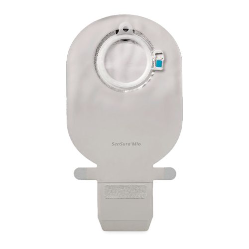 "SenSura Mio Click 2-Piece Drainable, Maxi 510ml, 70mm Coupling, With Window Neutral Grey"