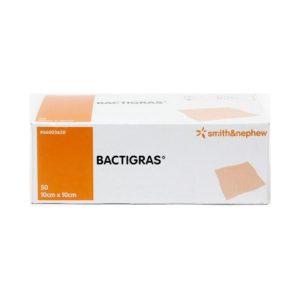 Bactigras Paraffin Gauze Dressing 10X10cm