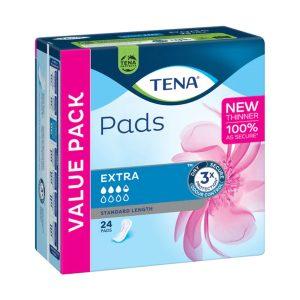 Tena Pads Normal Extra Standard Length 275x106mm 245ml