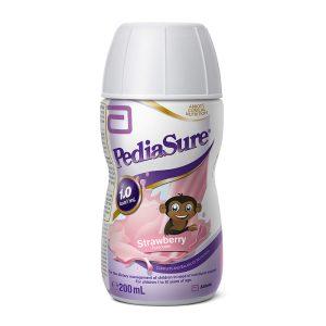 Pediasure Strawberry 200ml Resealable Plastic Bottle