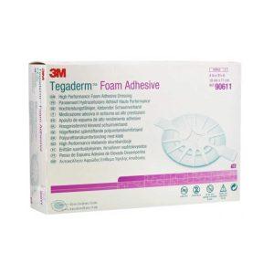 "3M Tegaderm High Performance Foam Adhesive Dressing , 10cm x 11cm, Small Oval"