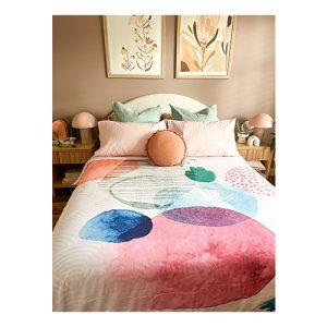 Staydry DuraBreathe Luna Bloom Quilt Cover Set Rose Pink