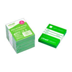 Clinell Clean Indicator Note 4X250 Green