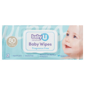 Baby U Wipes Fragrance Free