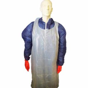 Disposable White LDPE Apron 145cm x 85cm
