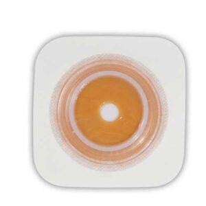 Natura Wafer Two-Piece Stomahesive With Flexible Tan Collar Skin Barrier 32mm